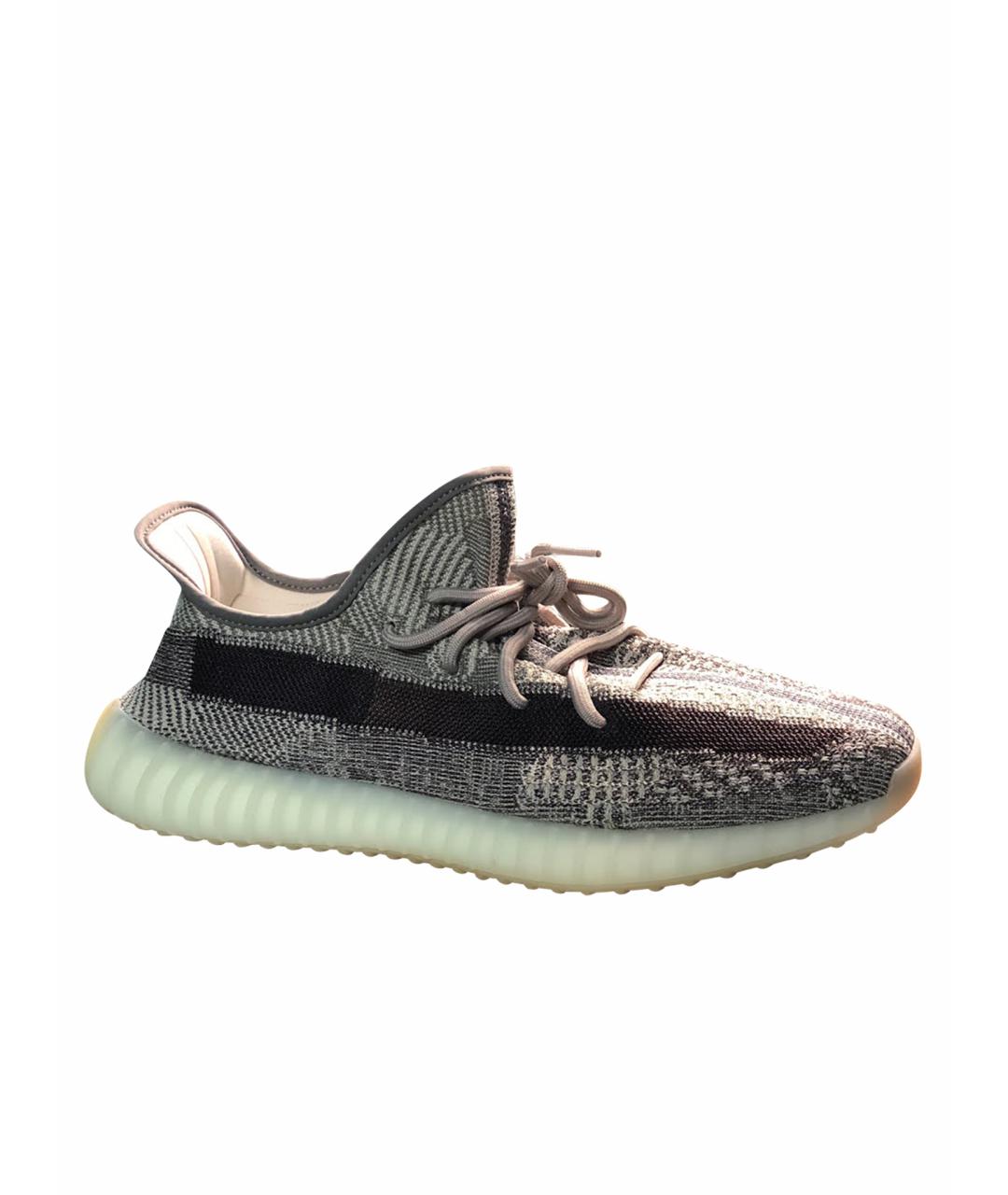 ADIDAS Серые текстильные низкие кроссовки / кеды, фото 1