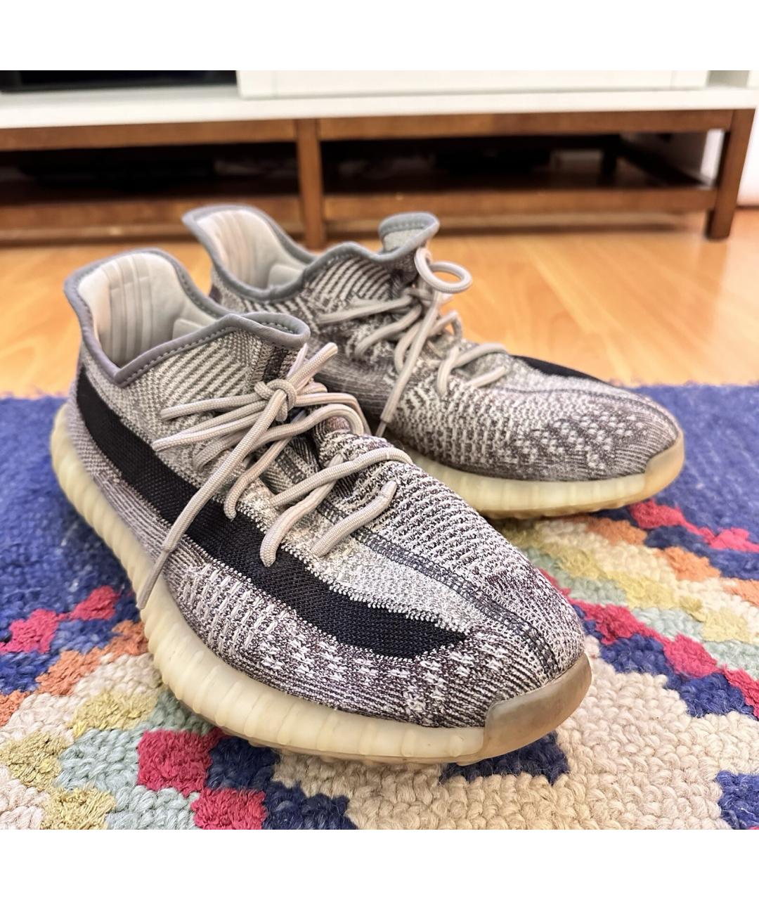 ADIDAS Серые текстильные низкие кроссовки / кеды, фото 3