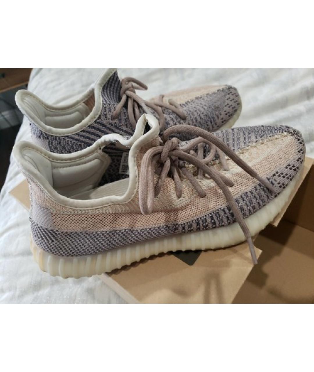 ADIDAS Бежевые текстильные кроссовки, фото 3
