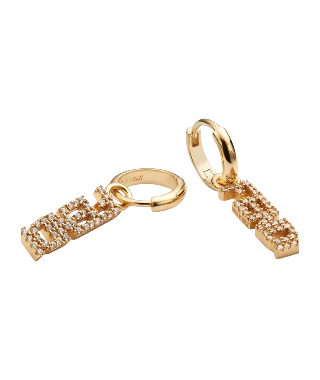 FENDI Золотые серьги из желтого золота, фото 1