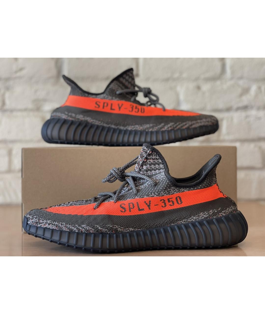 ADIDAS Черные текстильные низкие кроссовки / кеды, фото 3