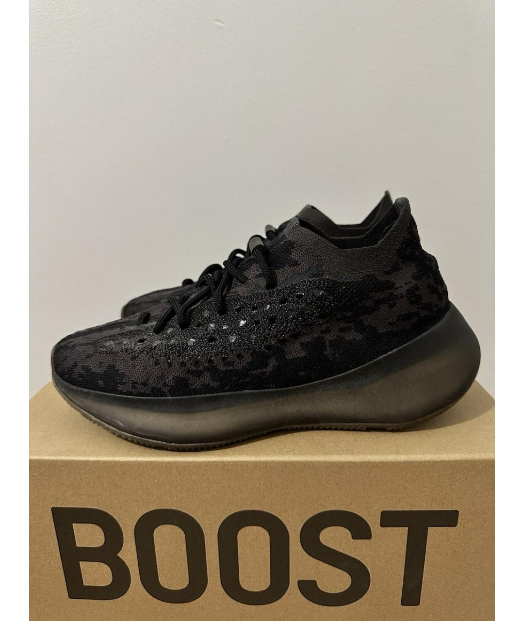 ADIDAS Черные текстильные низкие кроссовки / кеды, фото 4