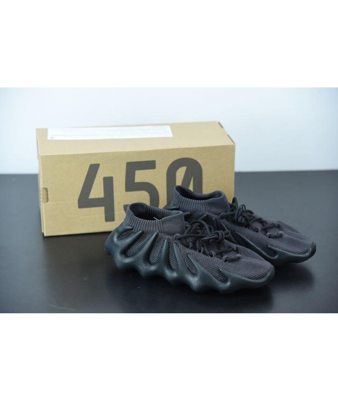 ADIDAS Черные текстильные низкие кроссовки / кеды, фото 2
