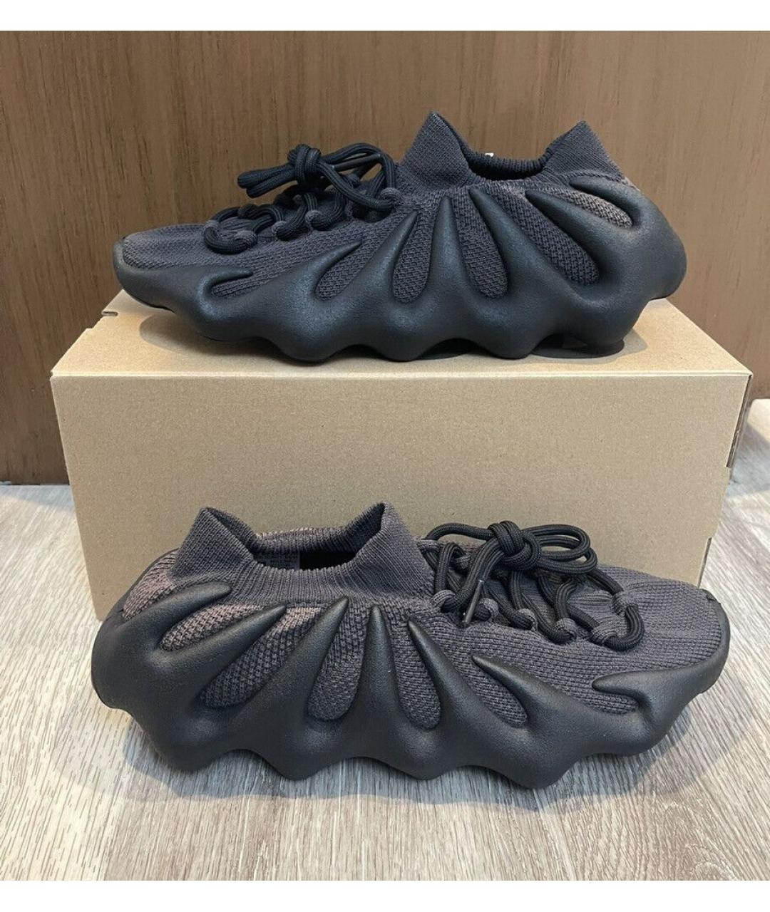 ADIDAS Черные текстильные низкие кроссовки / кеды, фото 4