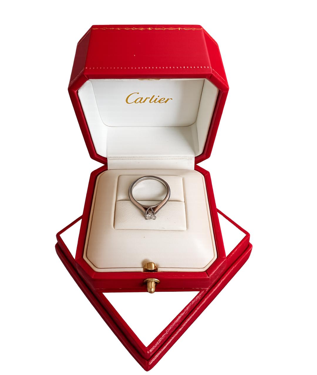 CARTIER Серебряное платиновое кольцо, фото 2