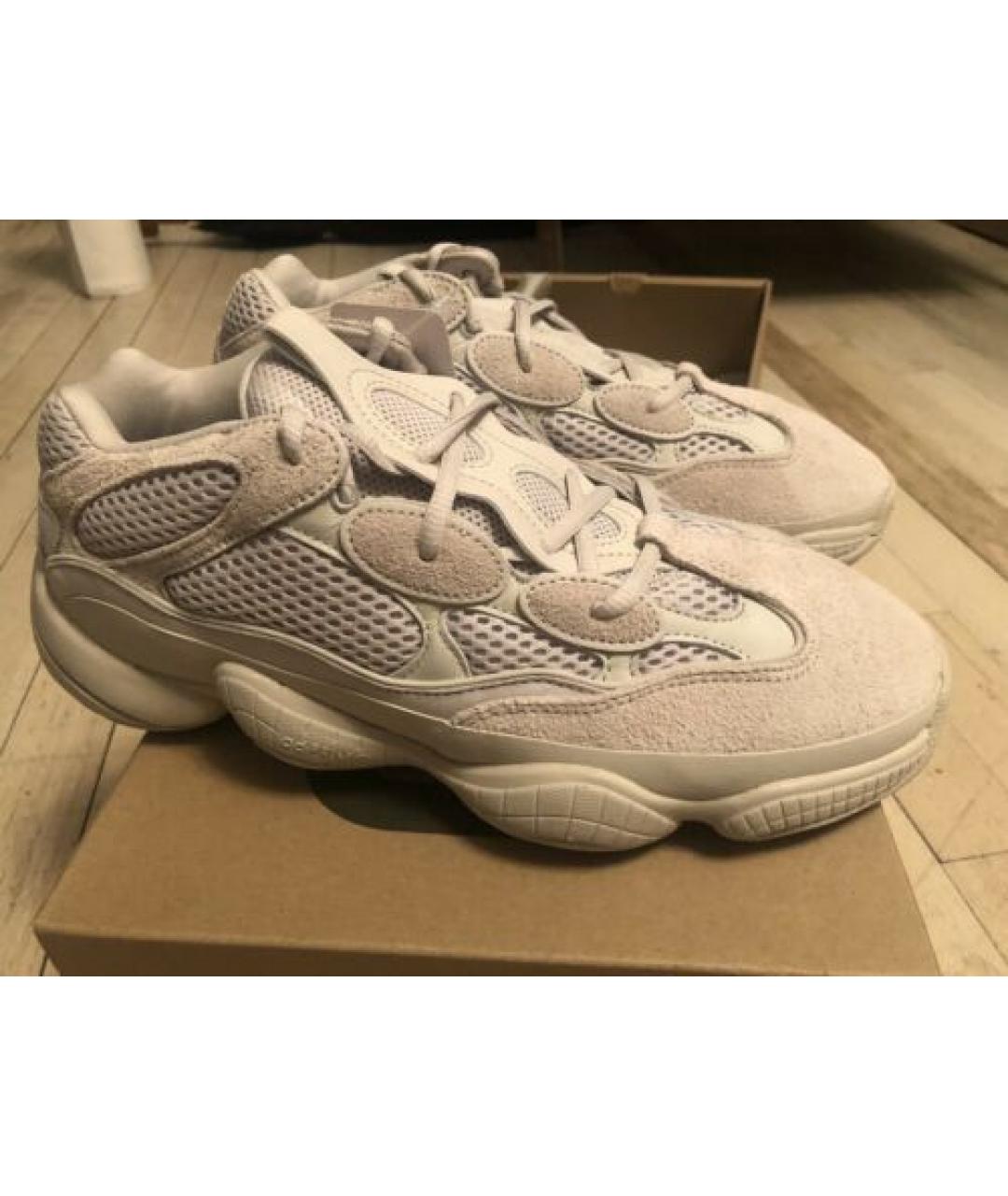 ADIDAS Бежевые замшевые низкие кроссовки / кеды, фото 2