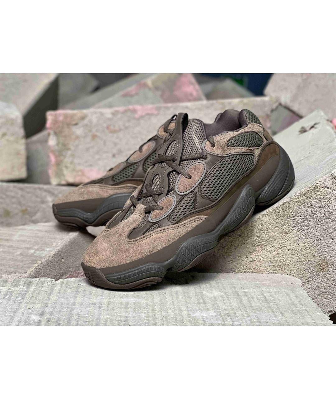 ADIDAS Коричневые замшевые низкие кроссовки / кеды, фото 2