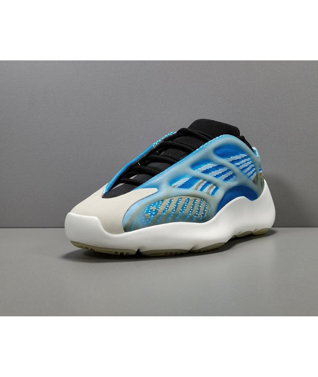 ADIDAS Синие текстильные низкие кроссовки / кеды, фото 2