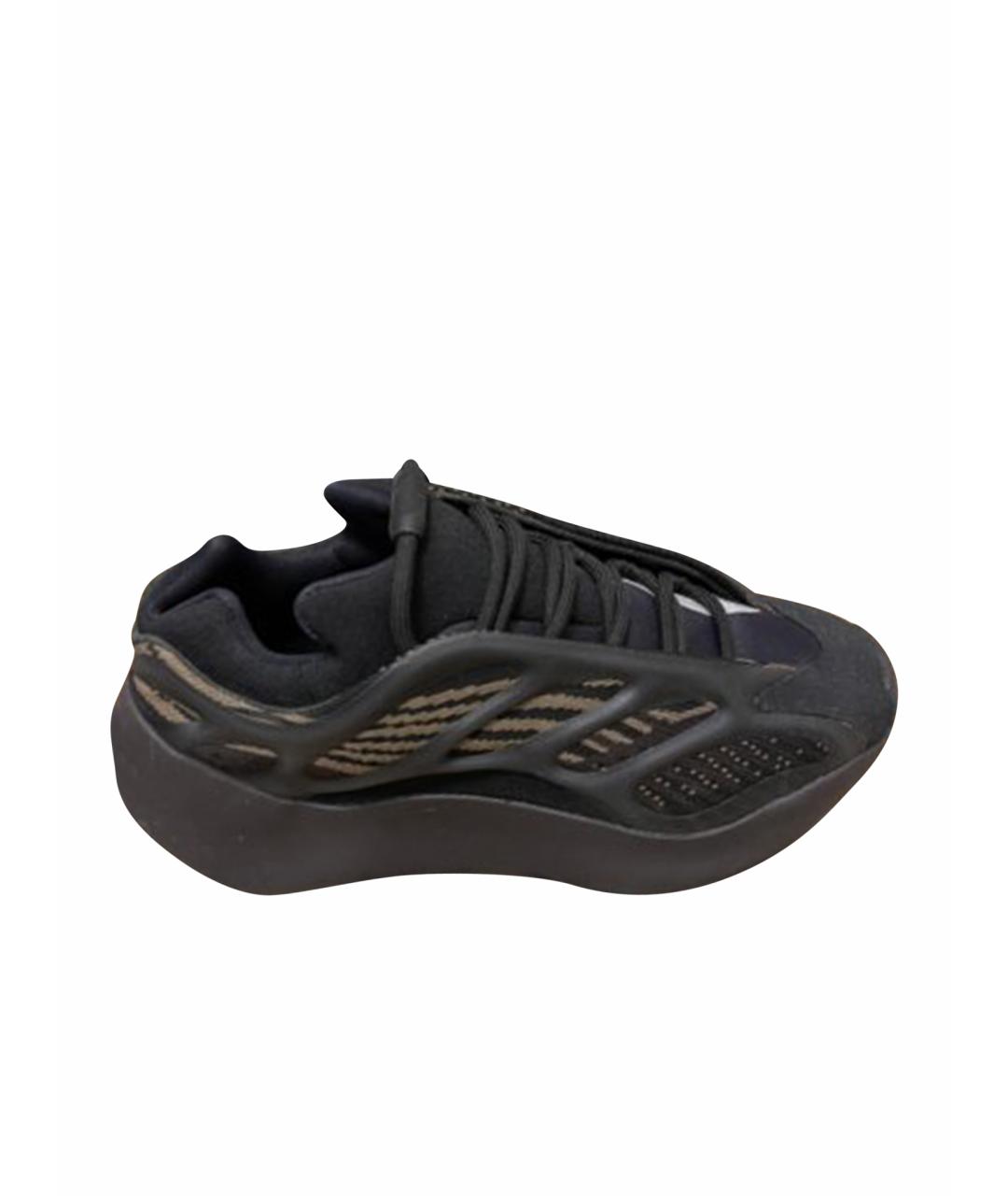 ADIDAS Черные текстильные низкие кроссовки / кеды, фото 1