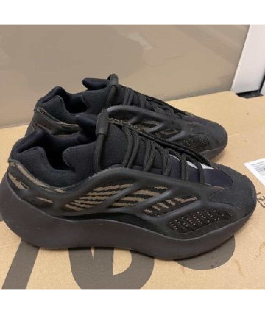 ADIDAS Черные текстильные низкие кроссовки / кеды, фото 5