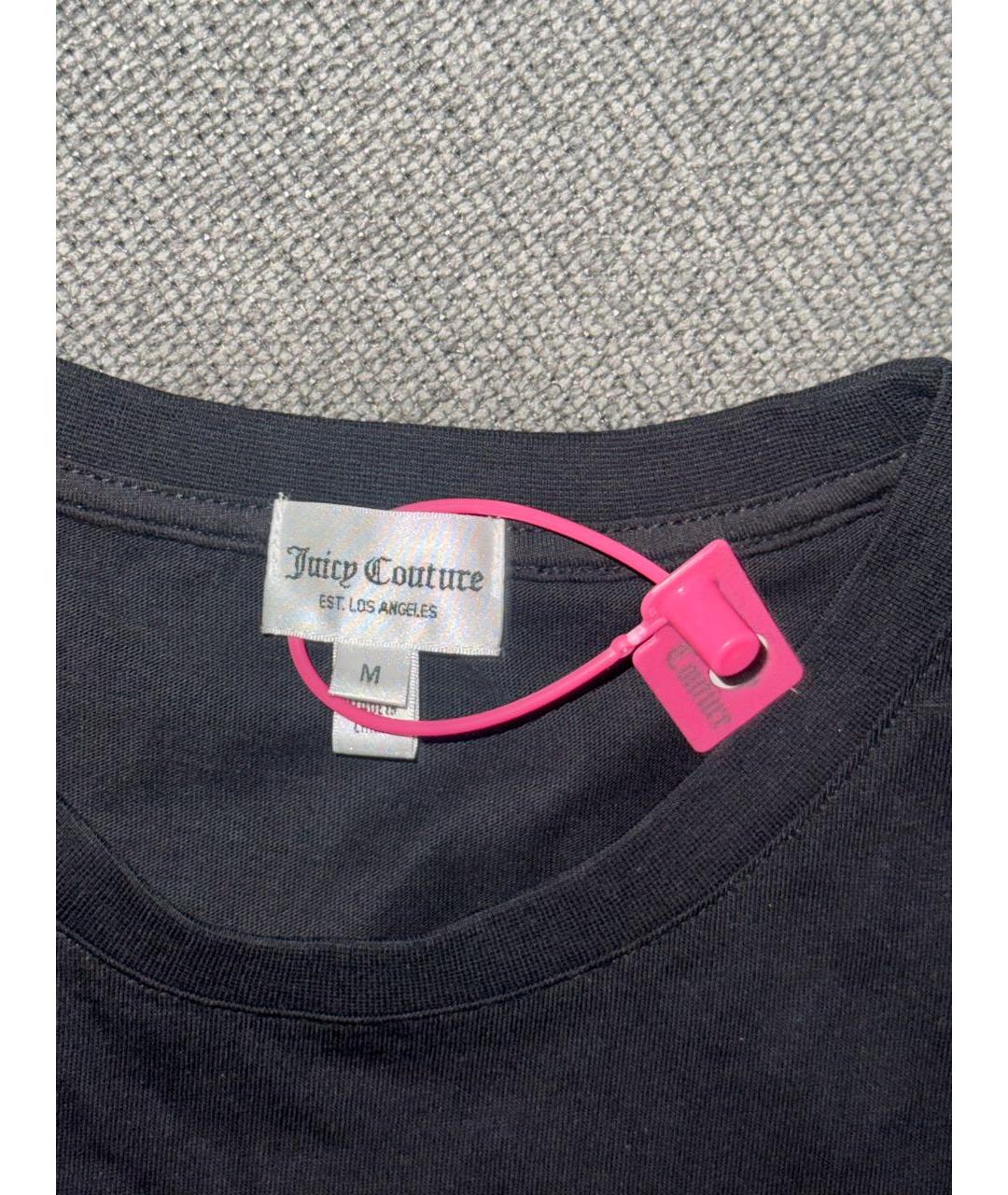 JUICY COUTURE Черная футболка, фото 2