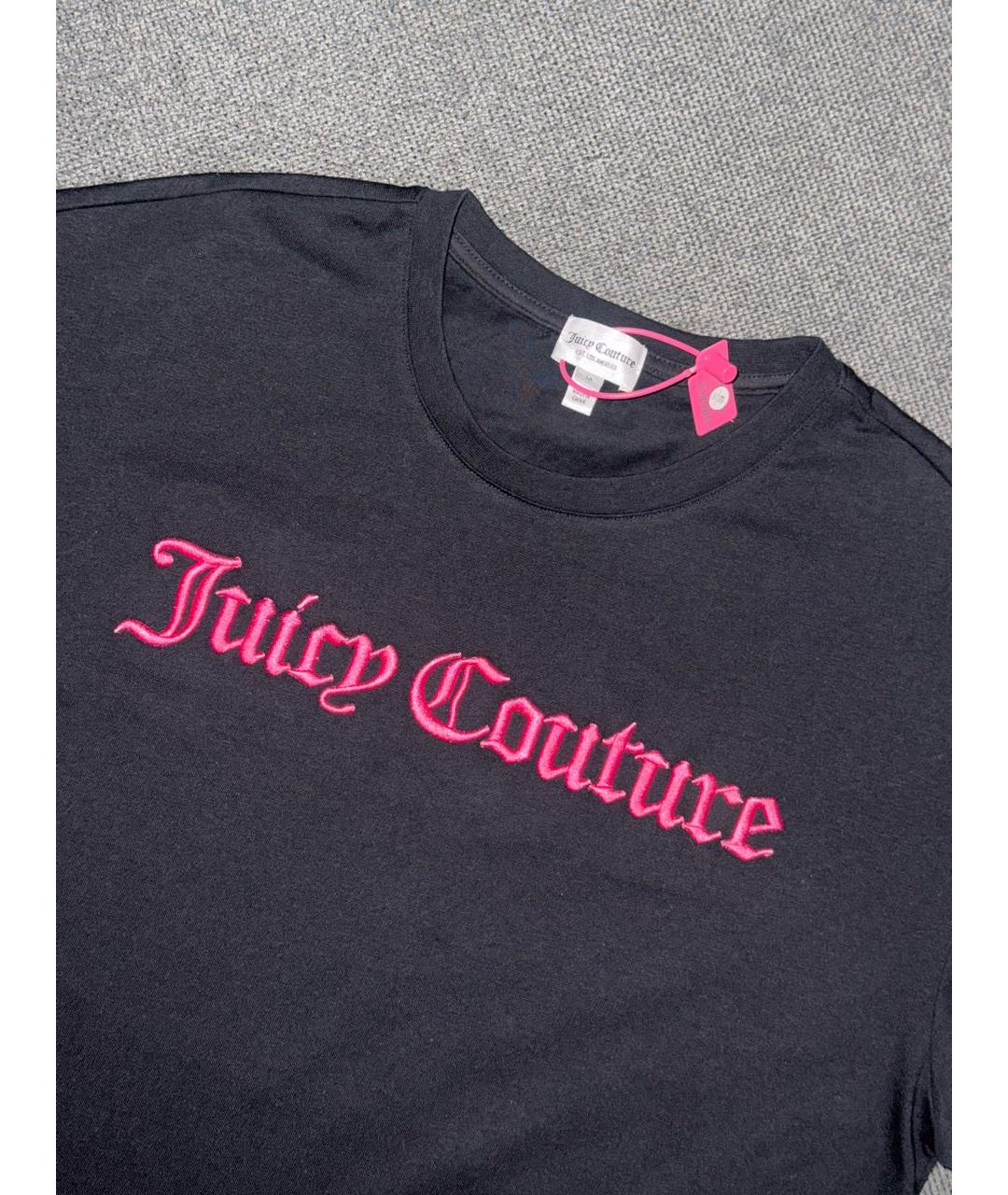 JUICY COUTURE Черная футболка, фото 3