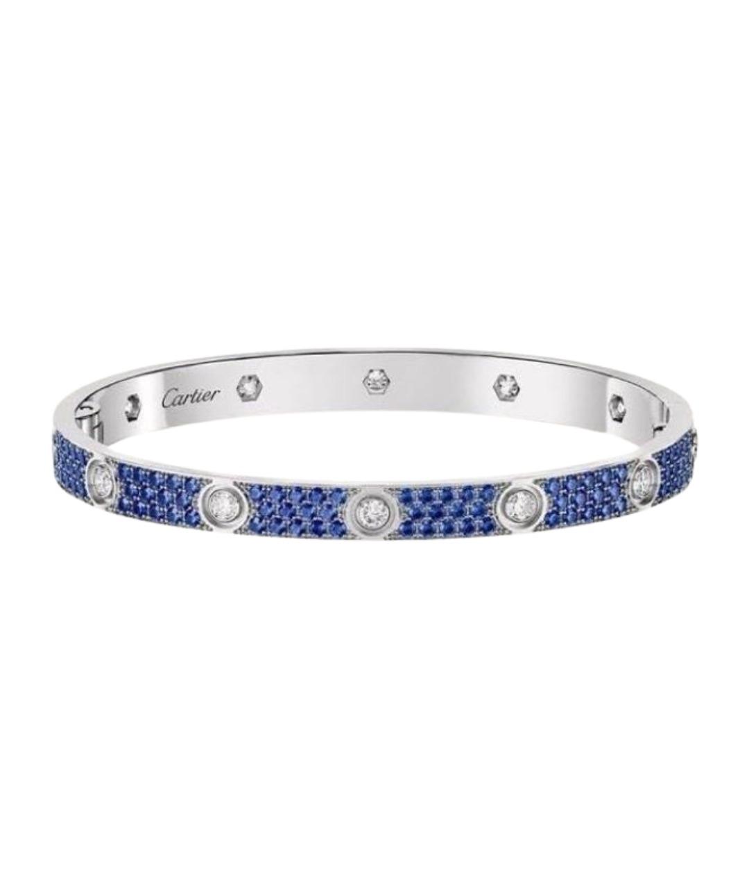 CARTIER Серебряный браслет из белого золота, фото 1