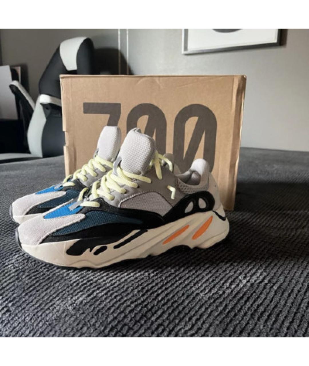 ADIDAS Серые текстильные низкие кроссовки / кеды, фото 2