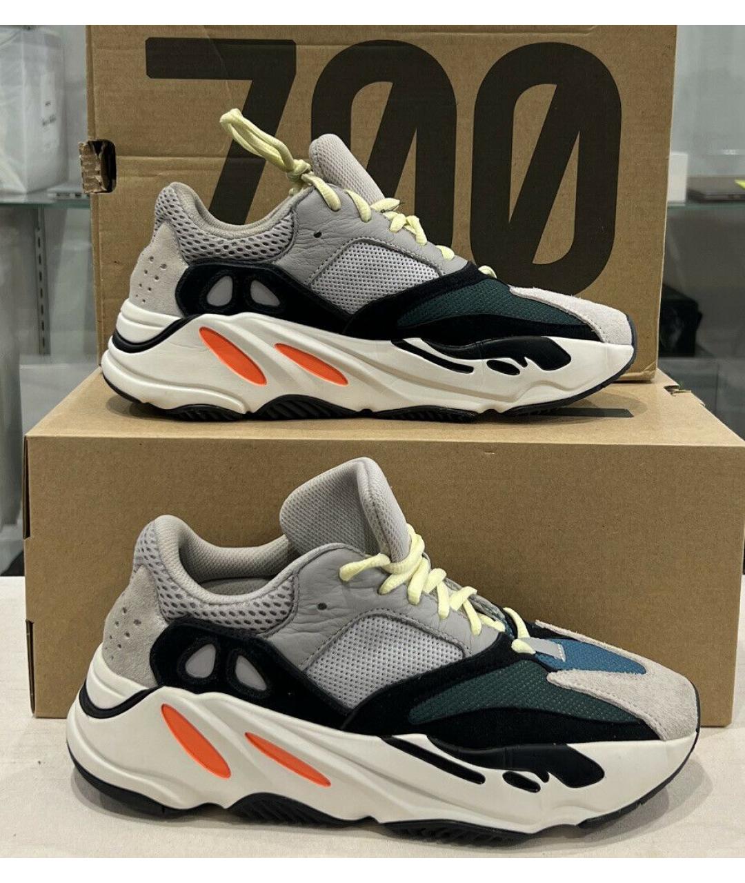 ADIDAS Серые текстильные низкие кроссовки / кеды, фото 4