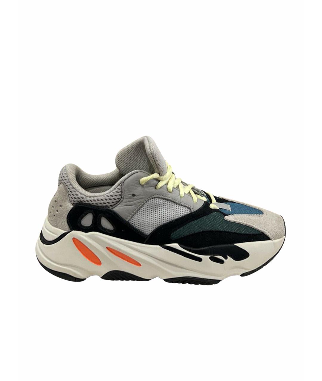 ADIDAS Серые текстильные низкие кроссовки / кеды, фото 1