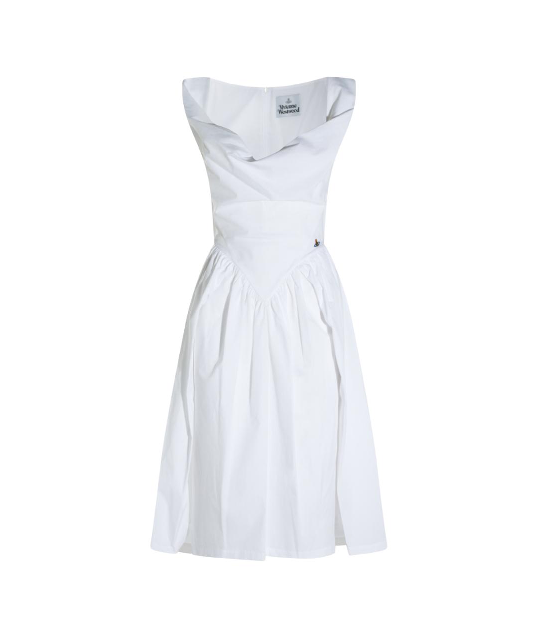 VIVIENNE WESTWOOD Белое хлопковое платье, фото 1