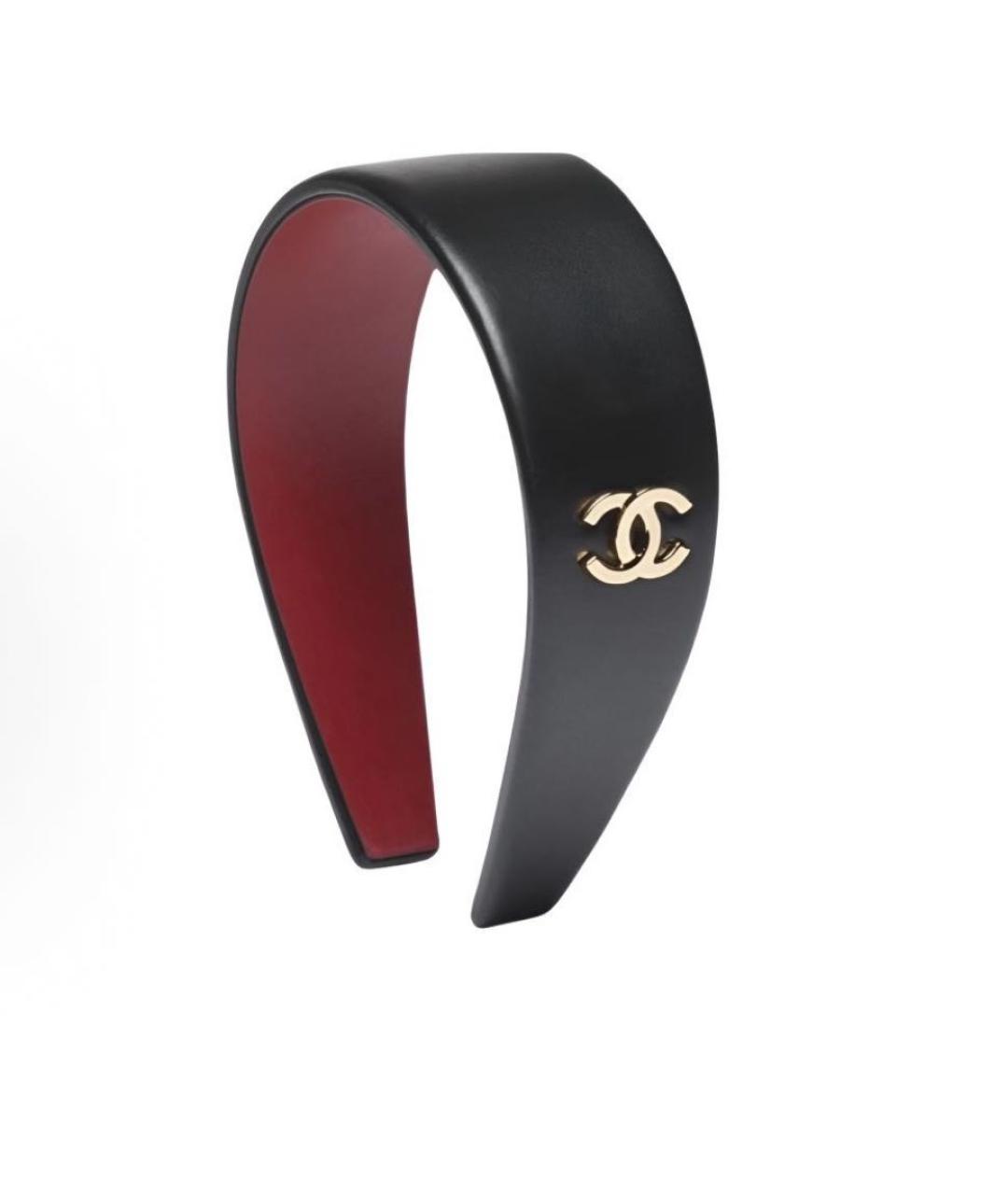 CHANEL Черный ободок, фото 9
