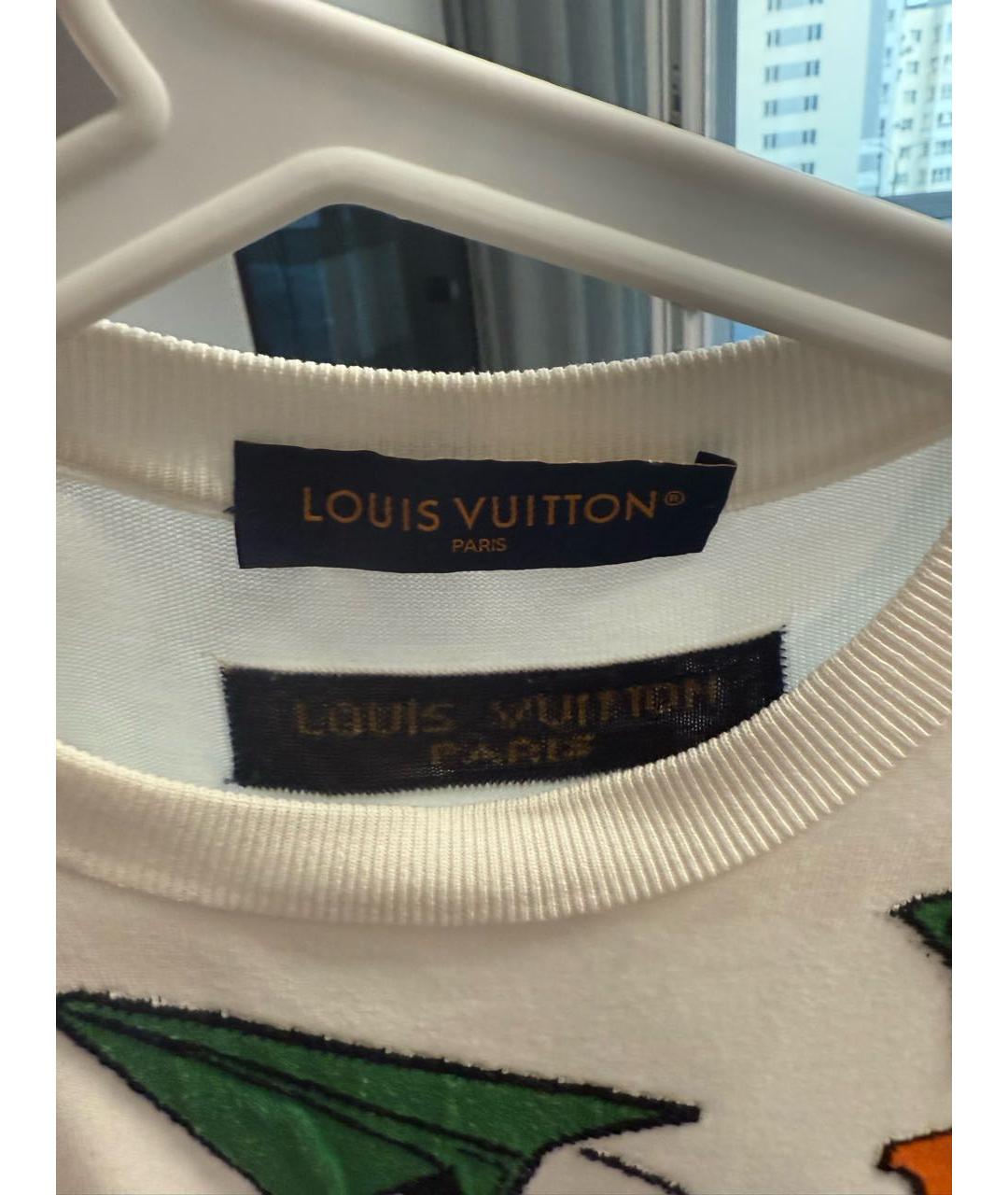LOUIS VUITTON Белая футболка, фото 4