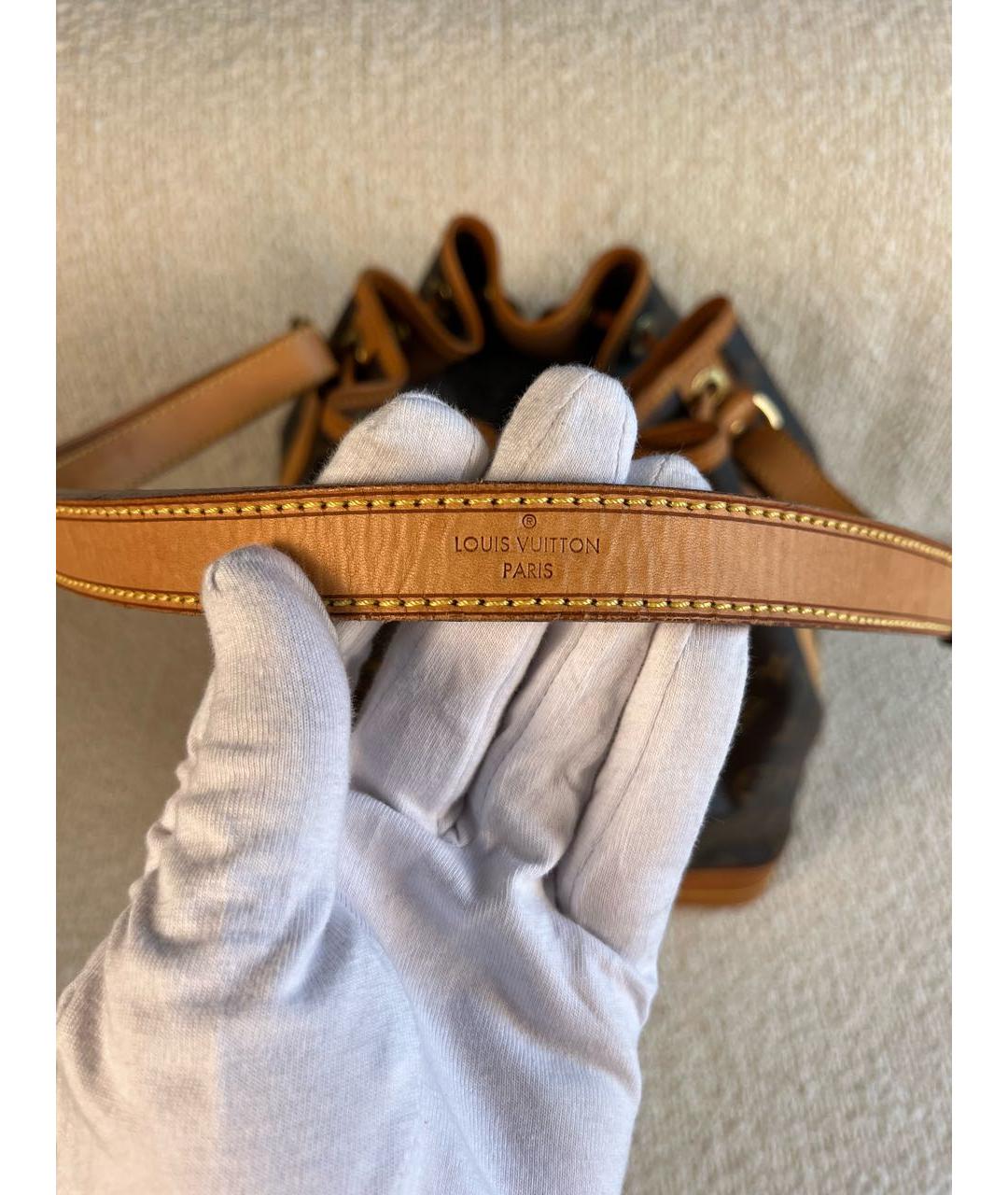 LOUIS VUITTON Коричневая сумка через плечо, фото 6