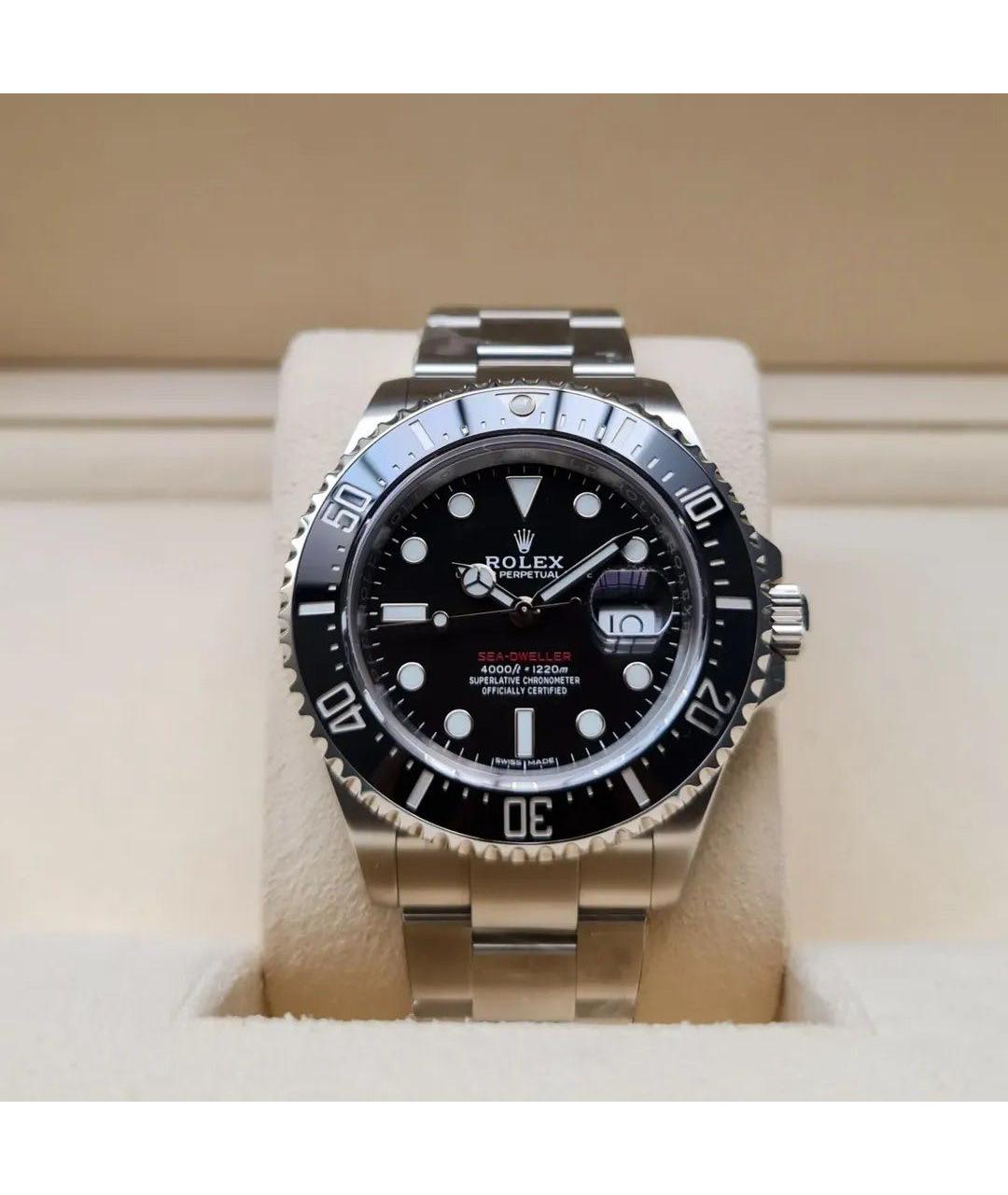 ROLEX Черные часы, фото 3