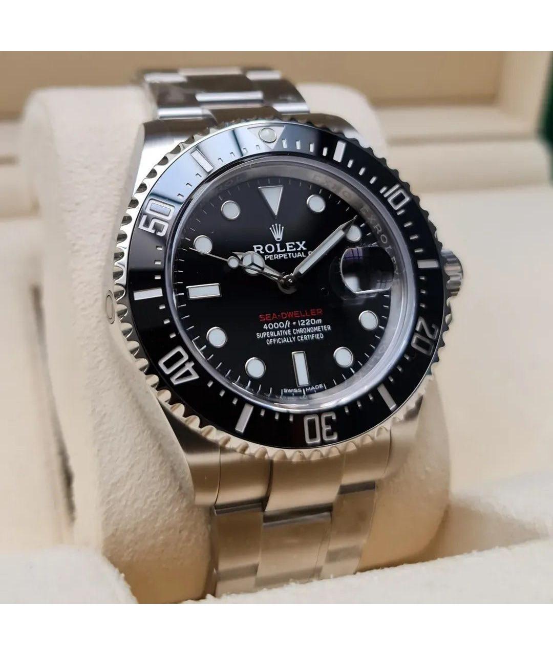 ROLEX Черные часы, фото 2