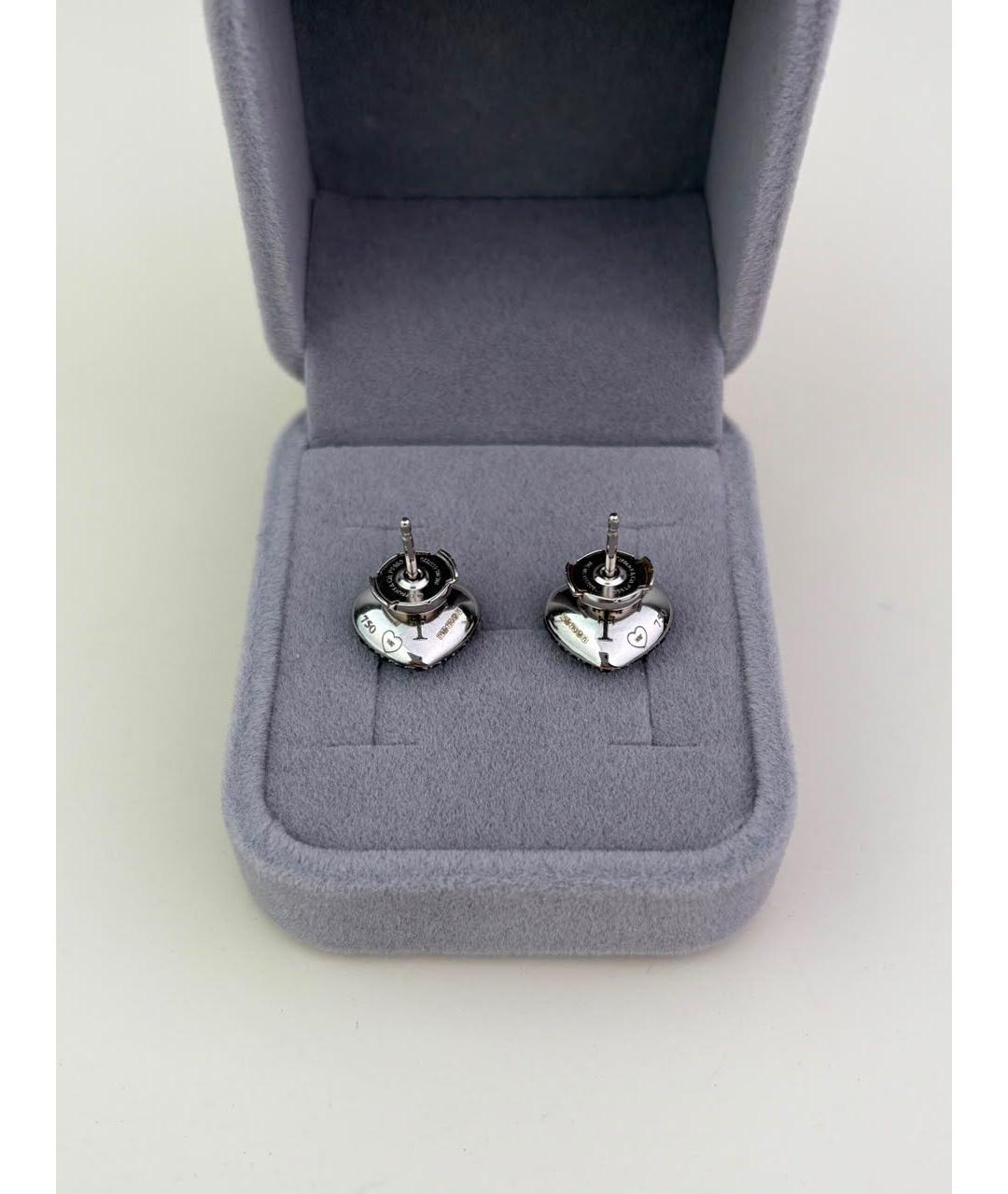 TIFFANY&CO Белые серьги из белого золота, фото 3