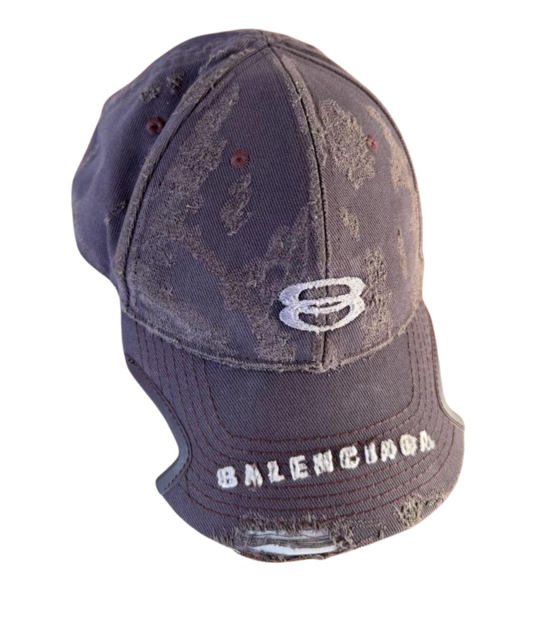 BALENCIAGA Фиолетовая кепка, фото 1
