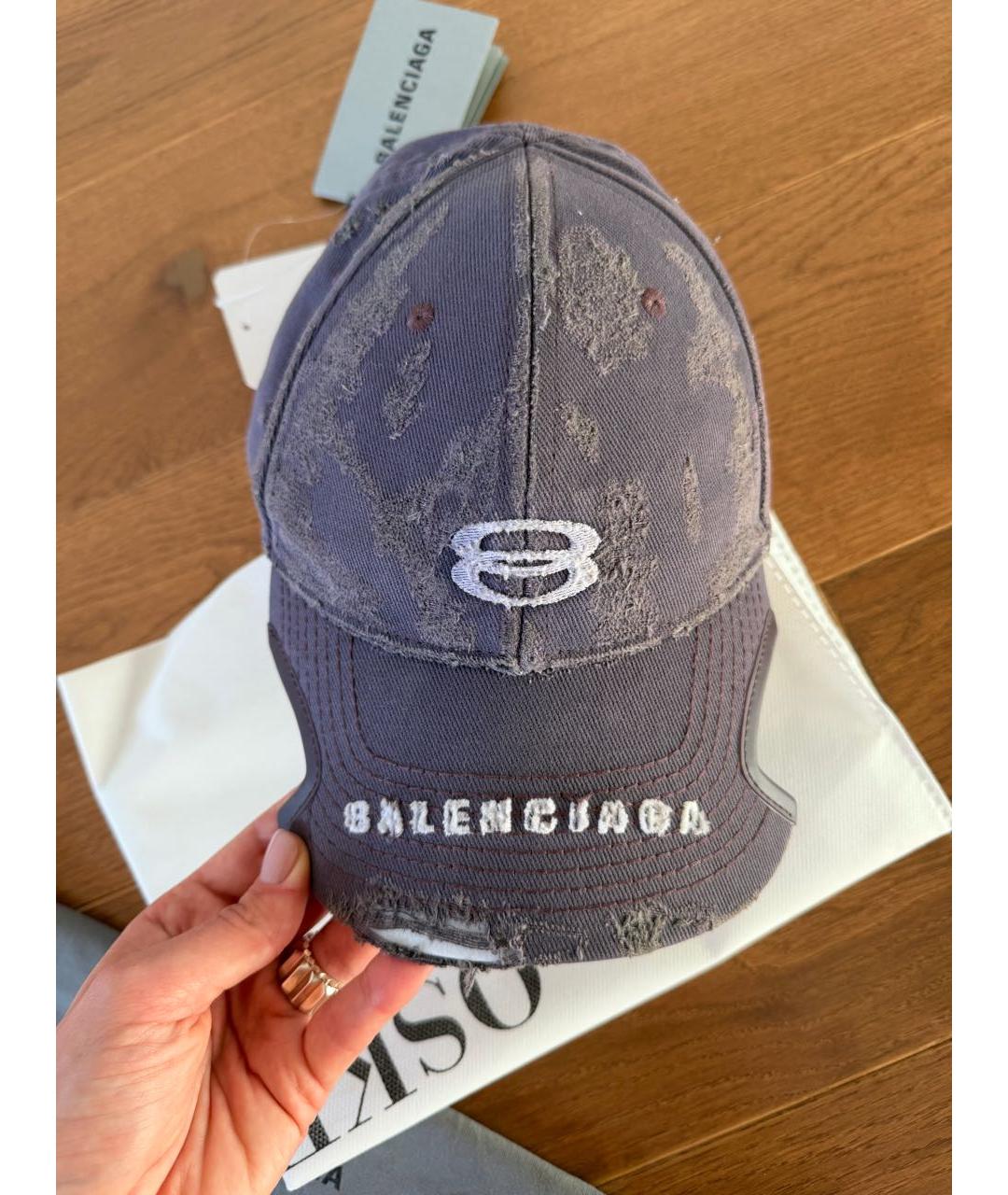 BALENCIAGA Фиолетовая кепка, фото 2