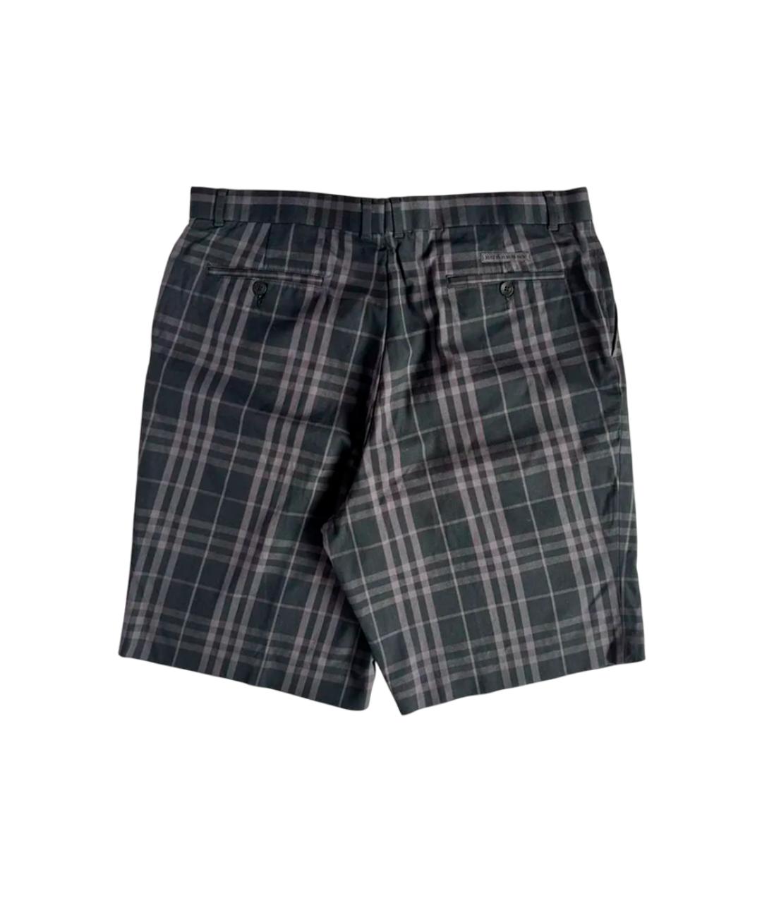 BURBERRY Серые хлопковые шорты, фото 2
