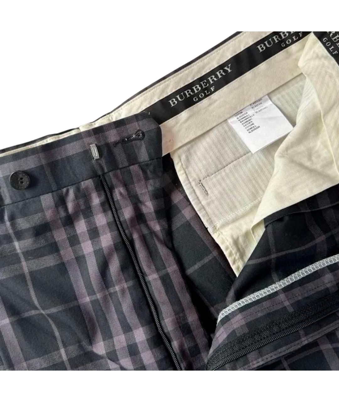 BURBERRY Серые хлопковые шорты, фото 3