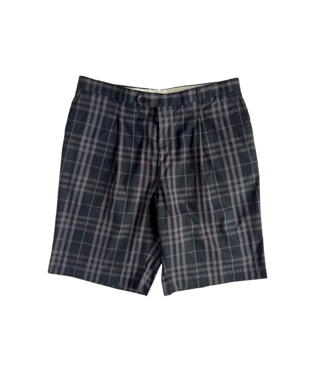 BURBERRY Серые хлопковые шорты, фото 1