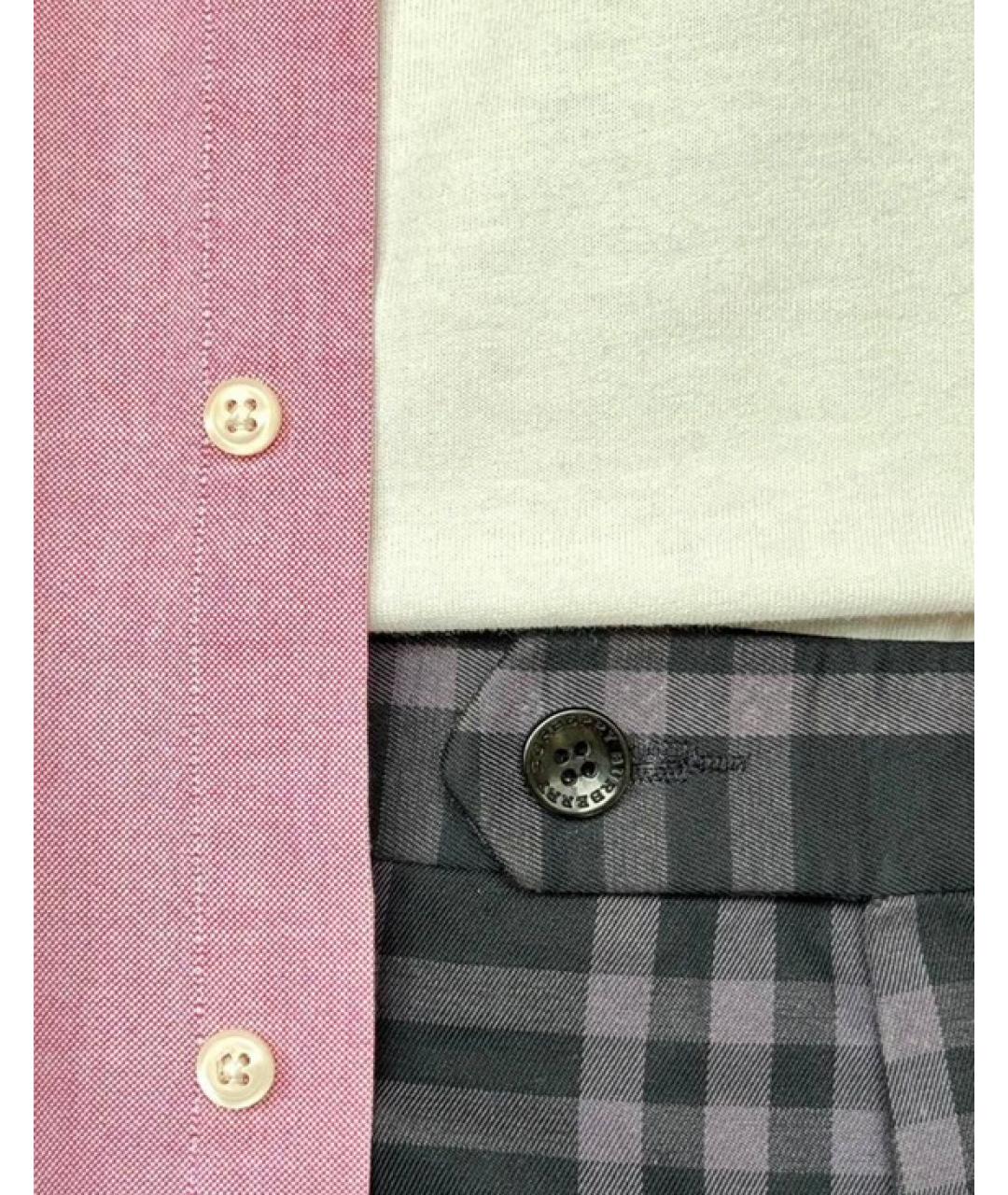 BURBERRY Серые хлопковые шорты, фото 6