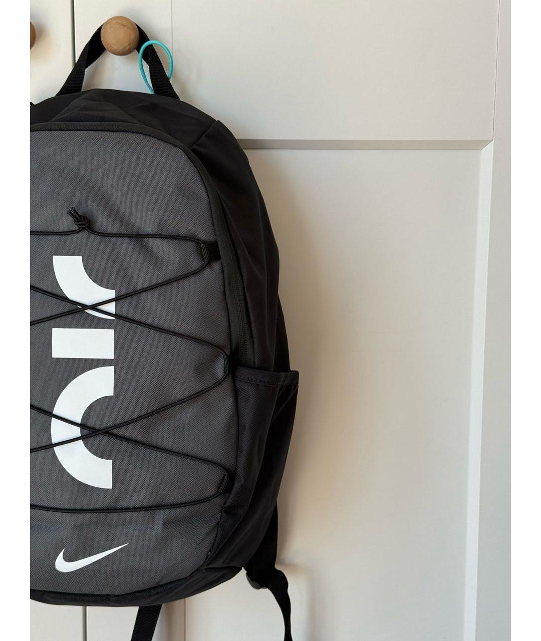 NIKE Антрацитовый тканевый рюкзак, фото 3