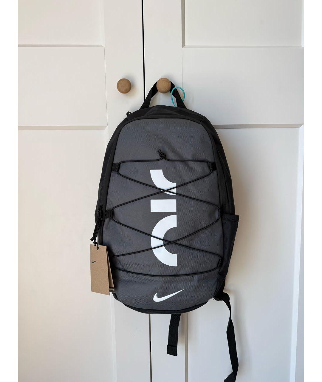 NIKE Антрацитовый тканевый рюкзак, фото 5