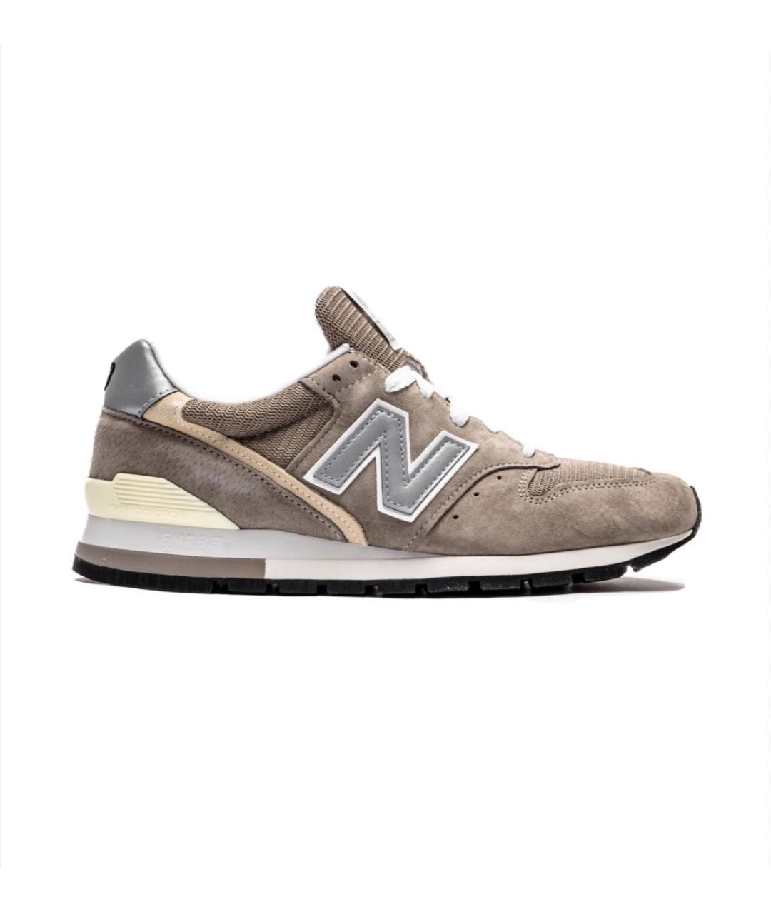 NEW BALANCE Бежевые замшевые низкие кроссовки / кеды, фото 9