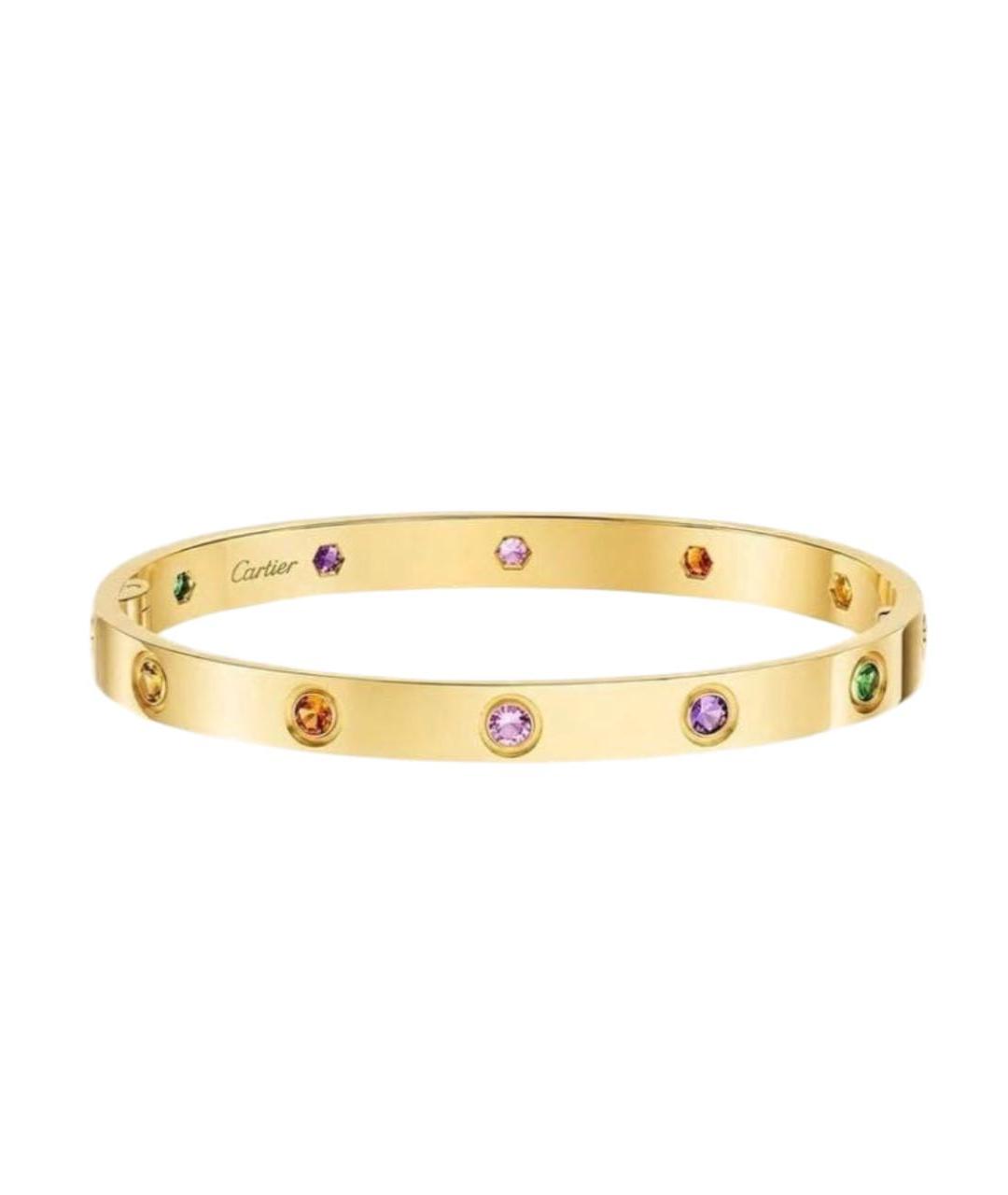 CARTIER Золотой браслет из желтого золота, фото 1