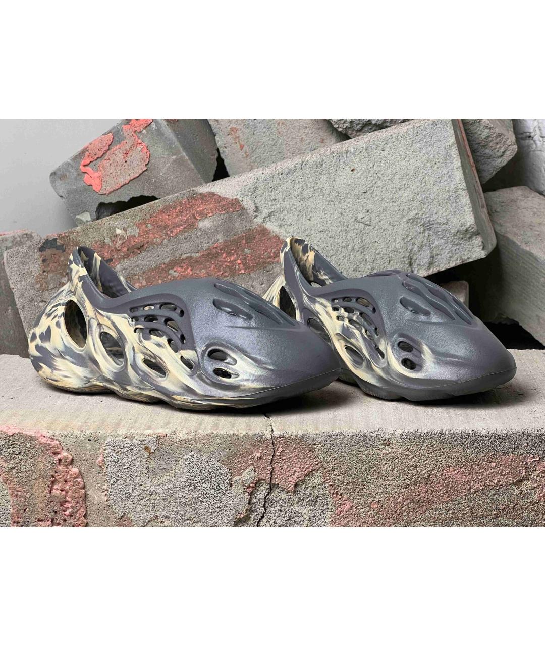ADIDAS Серые резиновые высокие кроссовки / кеды, фото 6