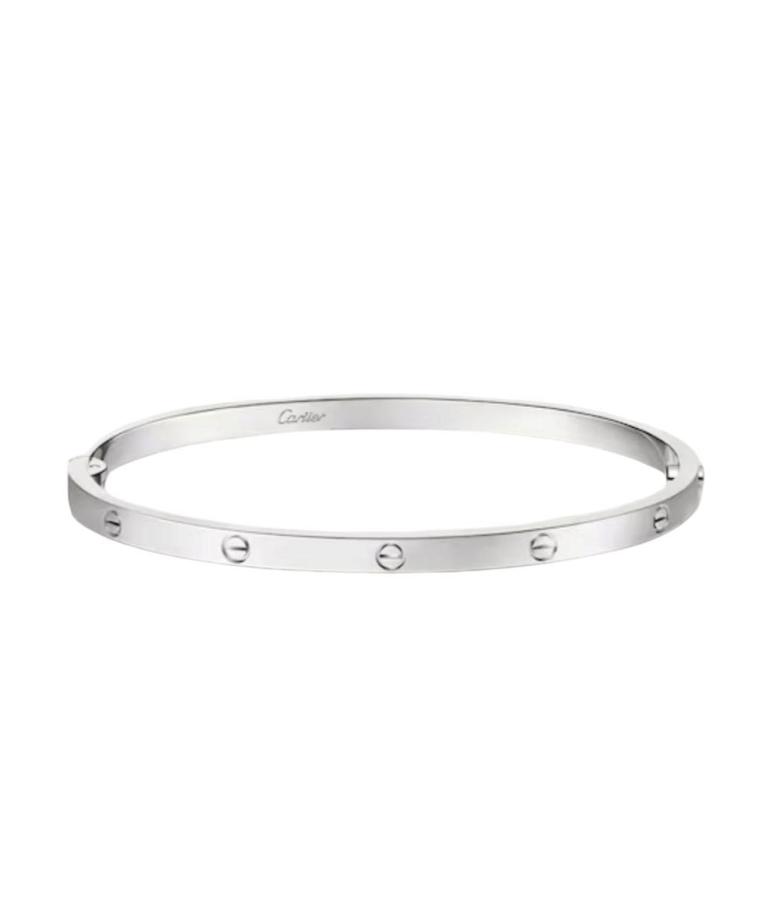 CARTIER Серебряный браслет из белого золота, фото 1