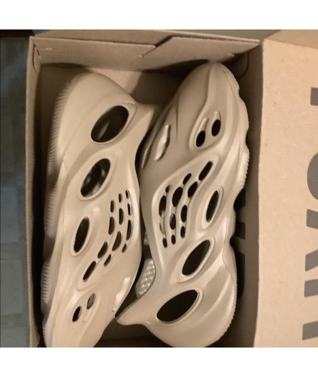 ADIDAS Золотые резиновые высокие кроссовки / кеды, фото 3