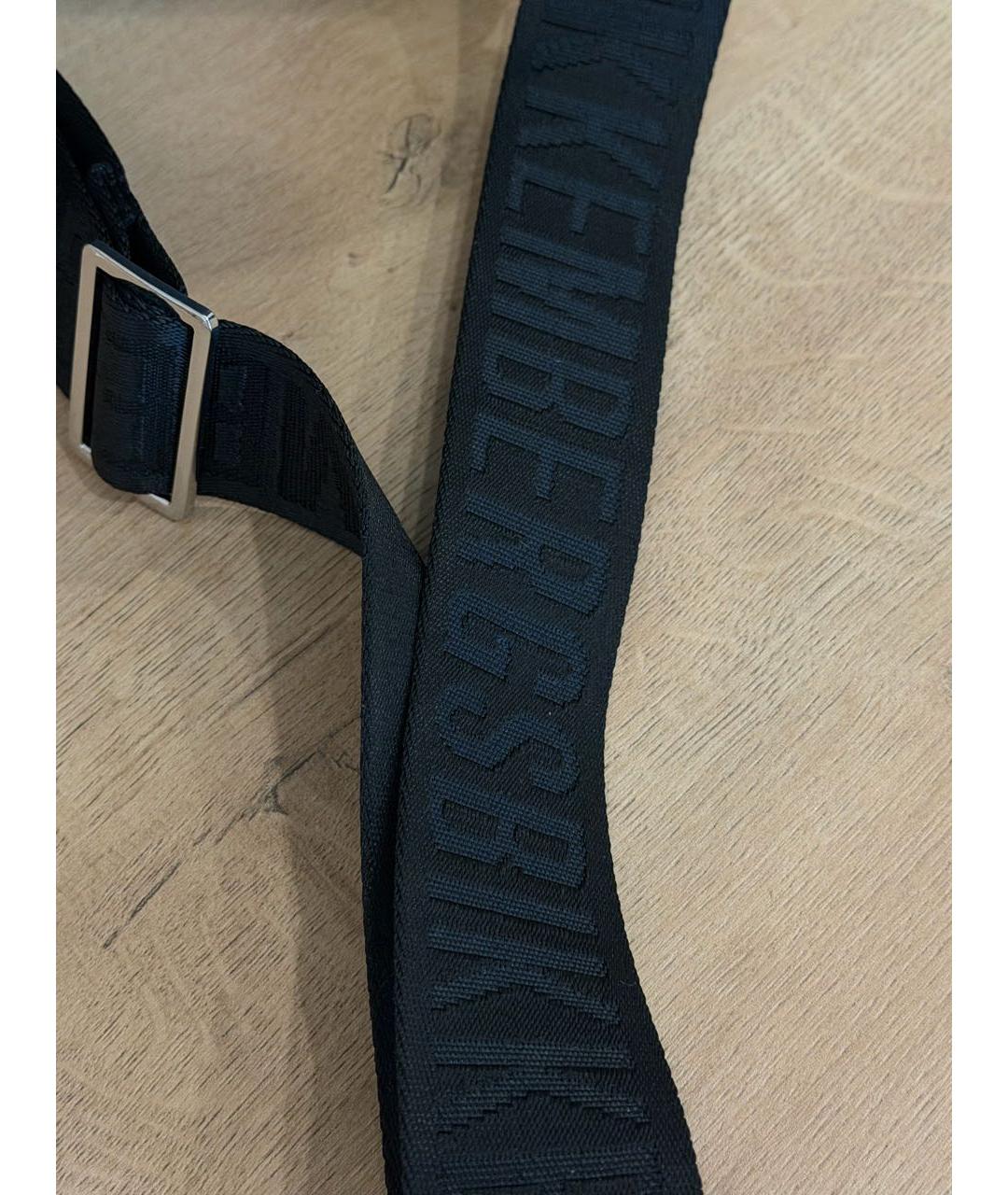 BIKKEMBERGS Черная сумка на плечо из искусственной кожи, фото 5