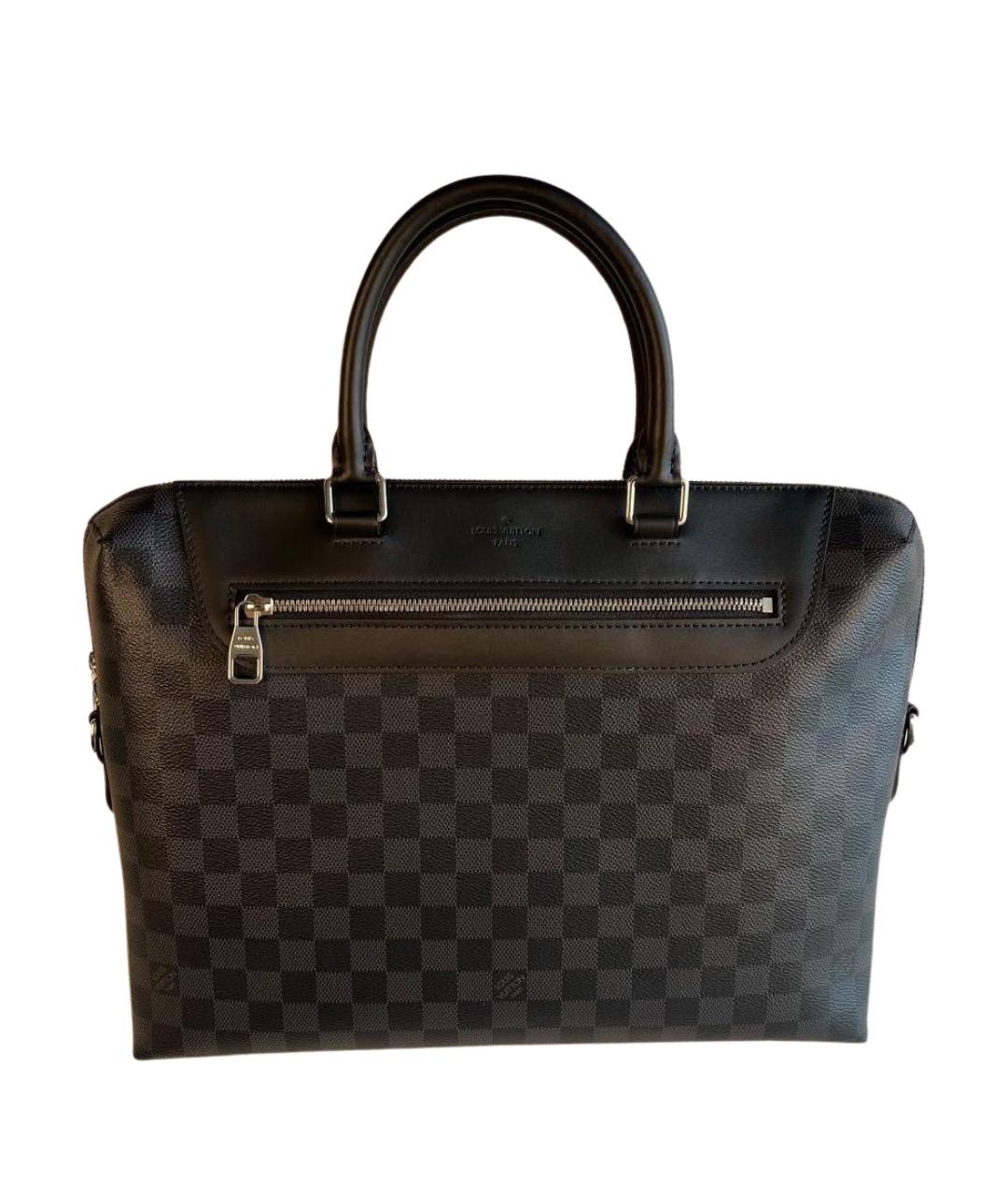 LOUIS VUITTON Черный портфель, фото 1