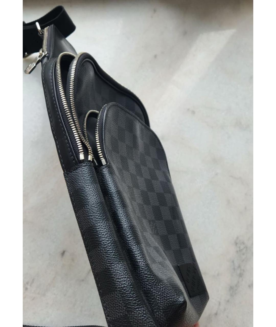LOUIS VUITTON Черная сумка на плечо, фото 2
