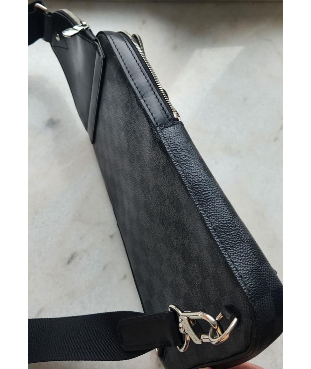 LOUIS VUITTON Черная сумка на плечо, фото 6