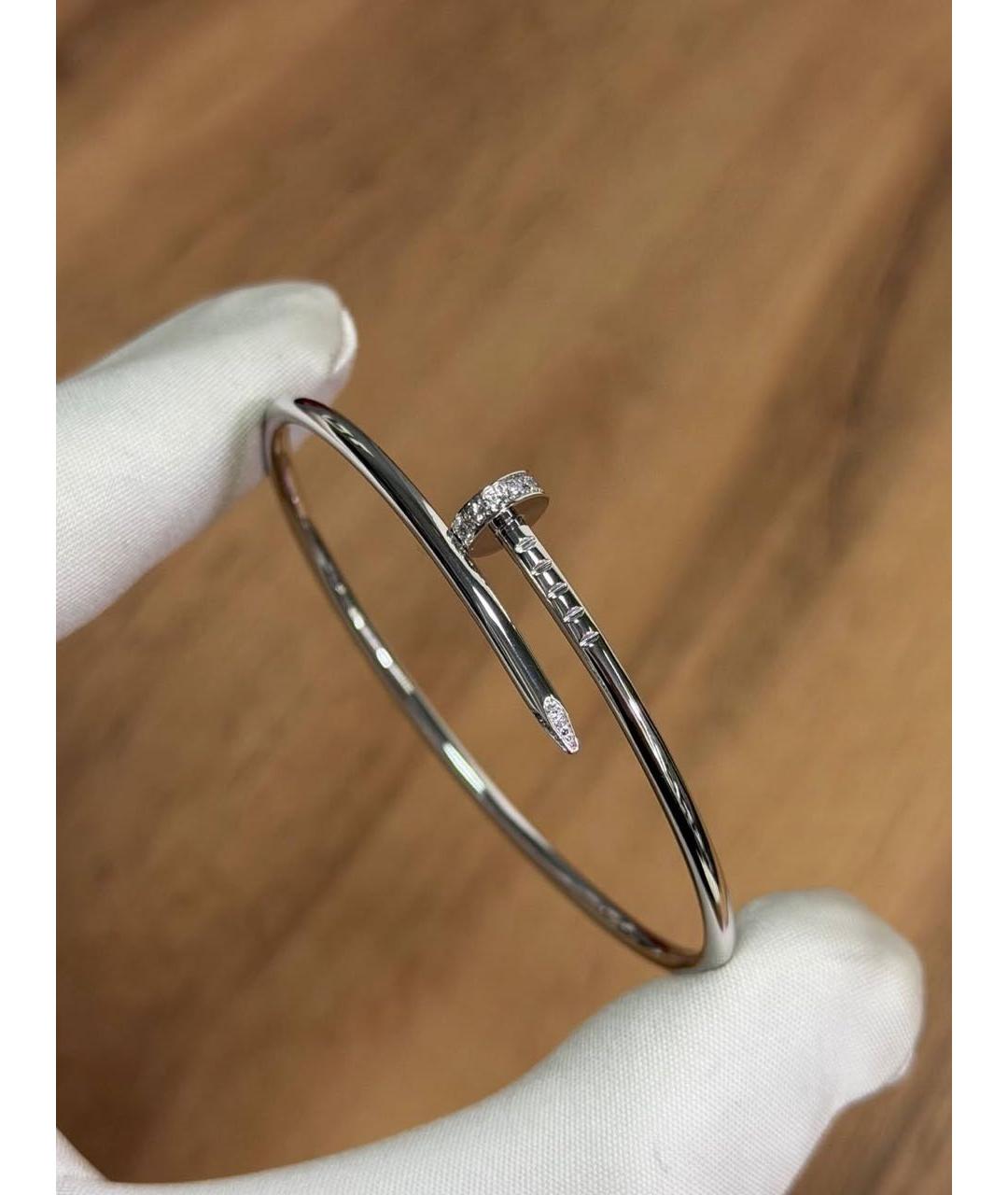 CARTIER Серебряный браслет из белого золота, фото 2