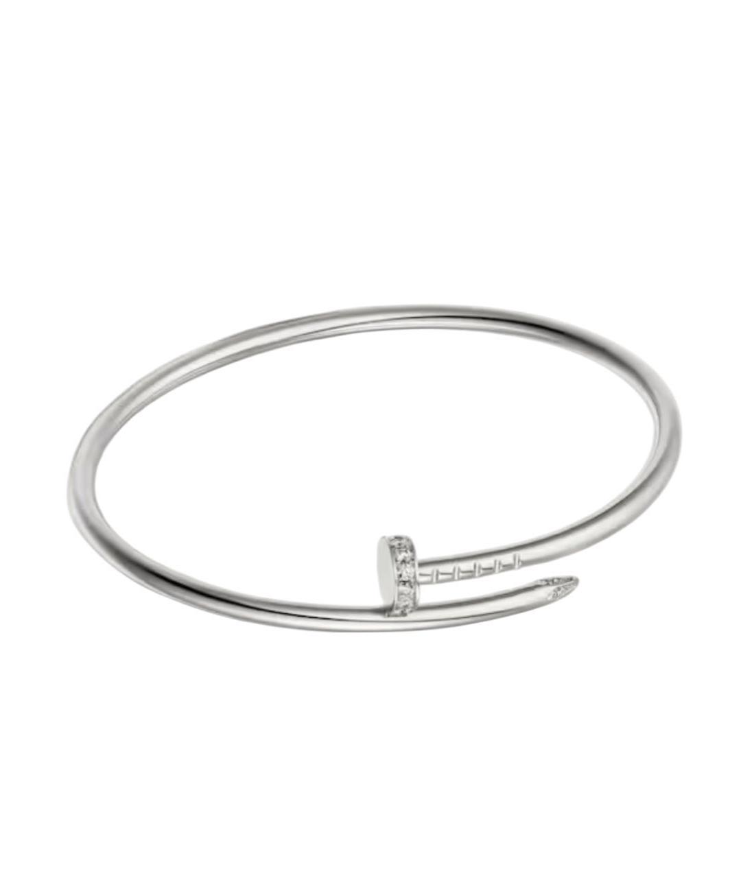 CARTIER Серебряный браслет из белого золота, фото 3