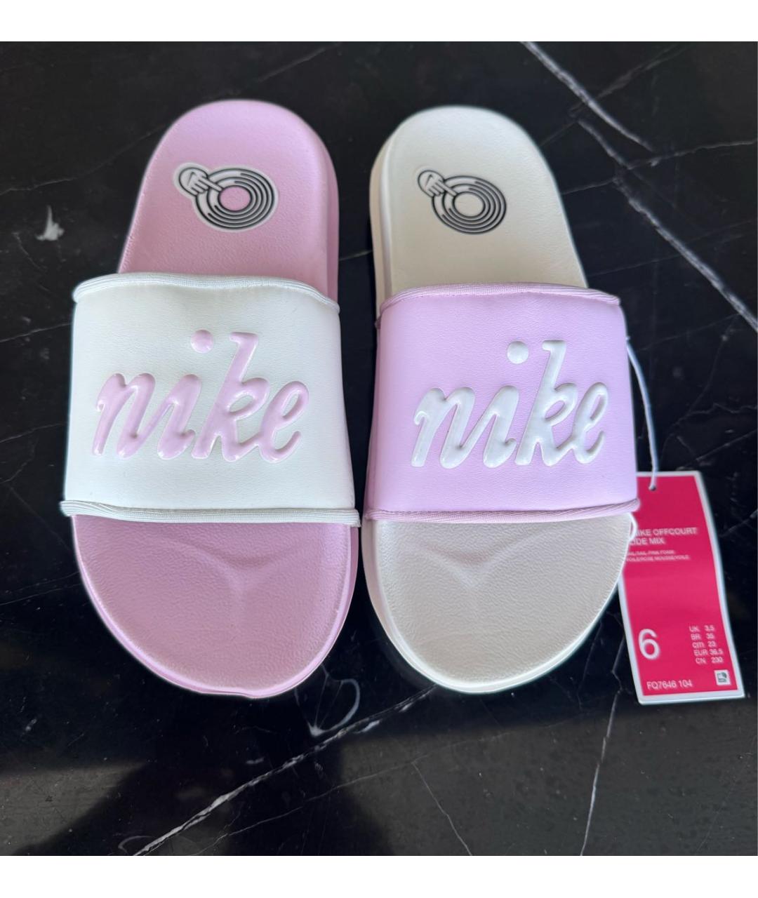 NIKE Розовые шлепанцы, фото 2