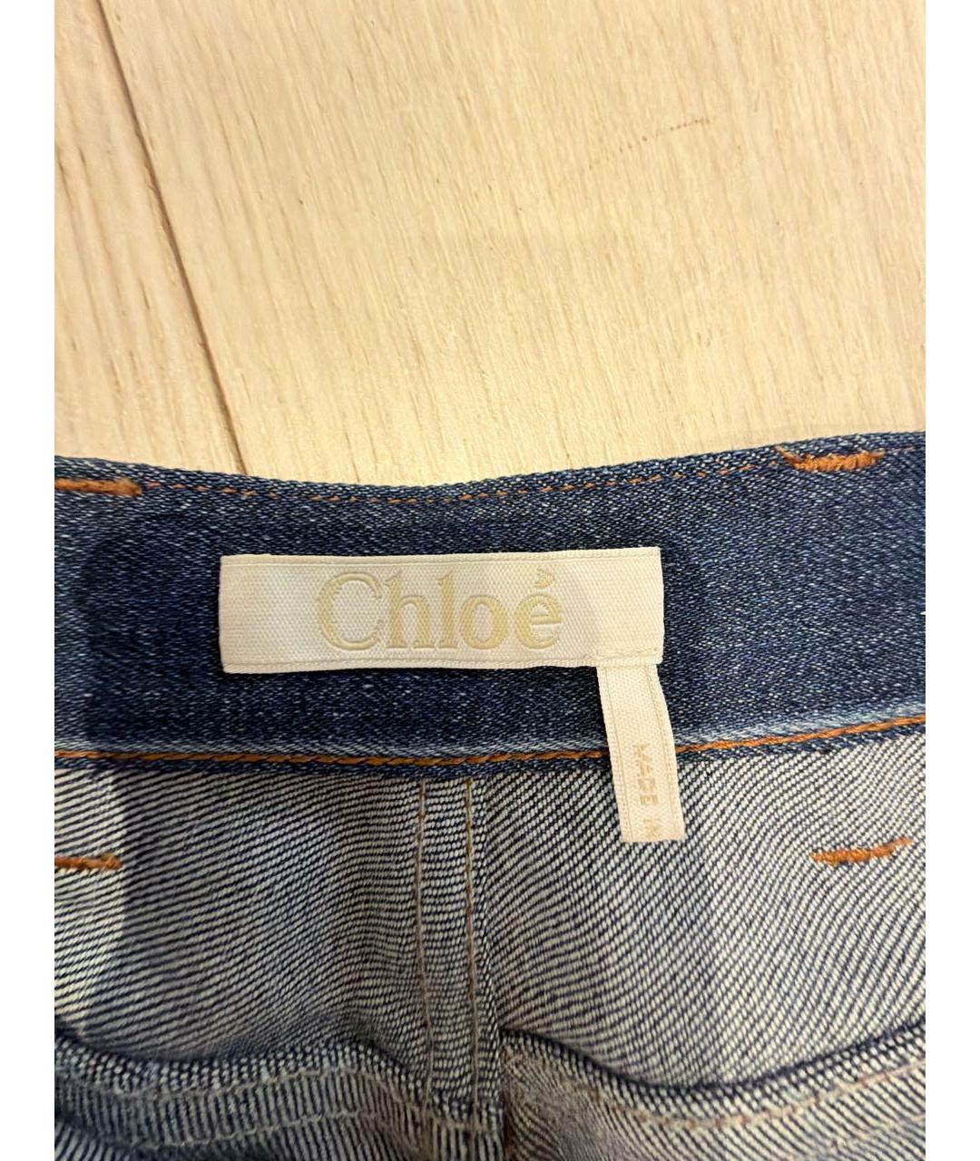 CHLOE Синие прямые джинсы, фото 3