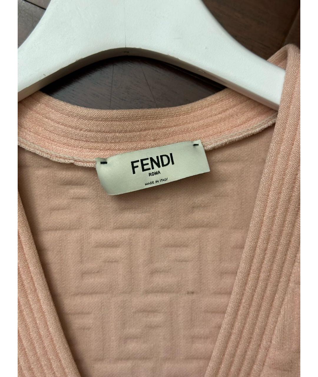 FENDI Розовый кардиган, фото 3