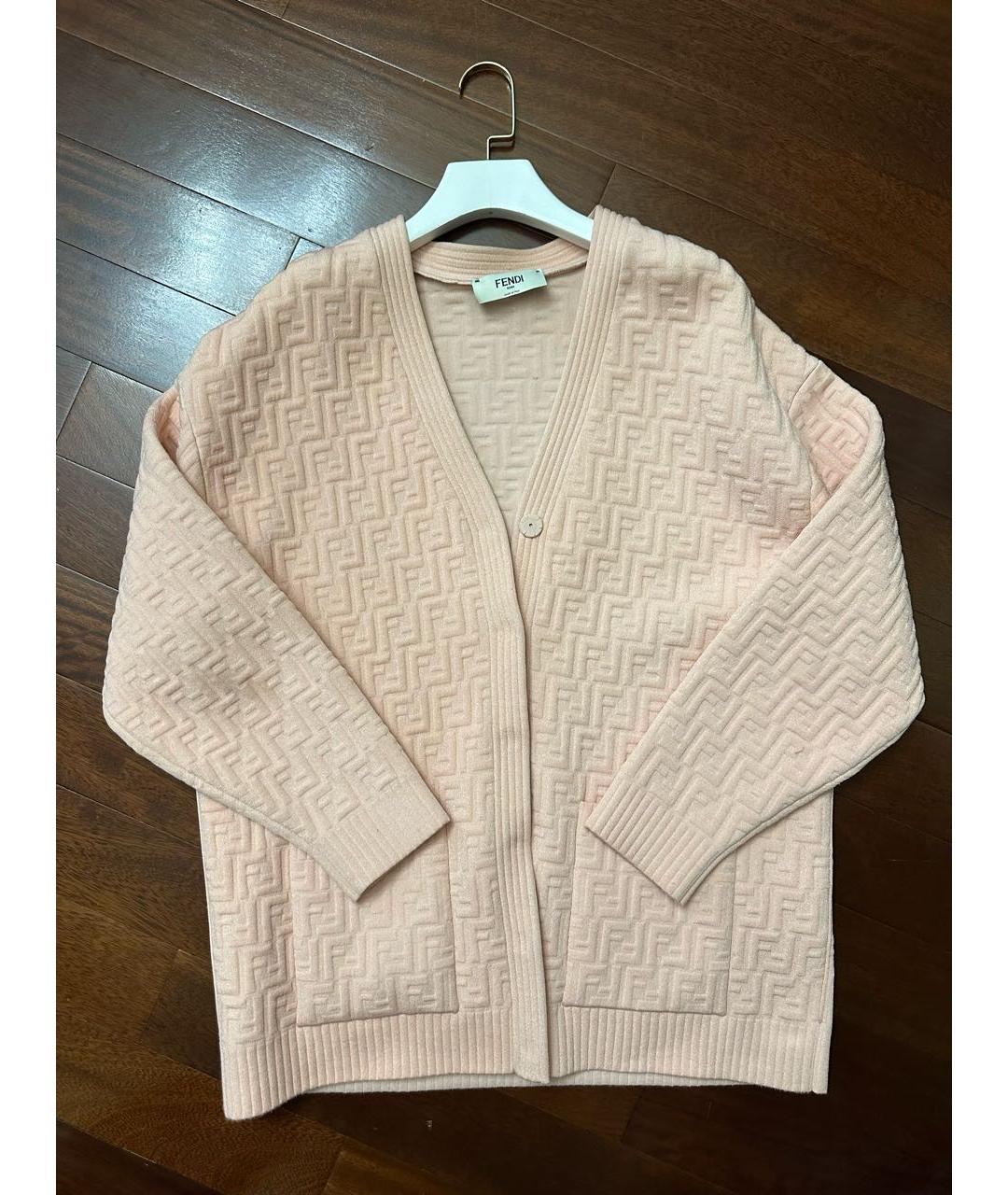 FENDI Розовый кардиган, фото 2